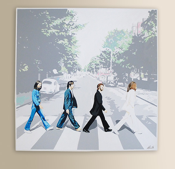 The Beatles Abbey Road Commissioned Painting