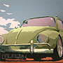 VW Beetle Painting
