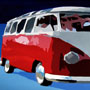 Samba VW Split Screen Painting