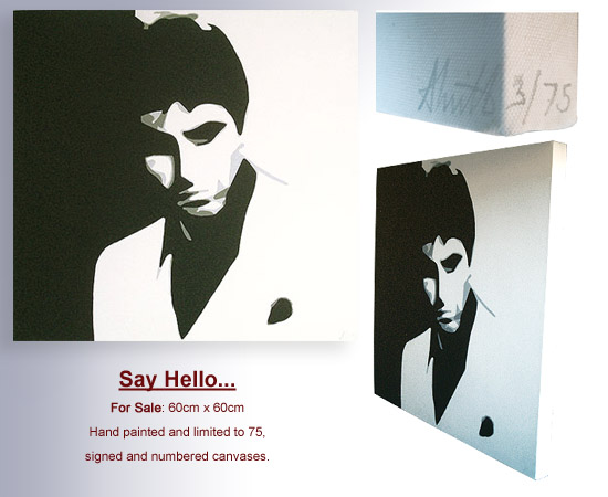 Scarface limited edition Painting